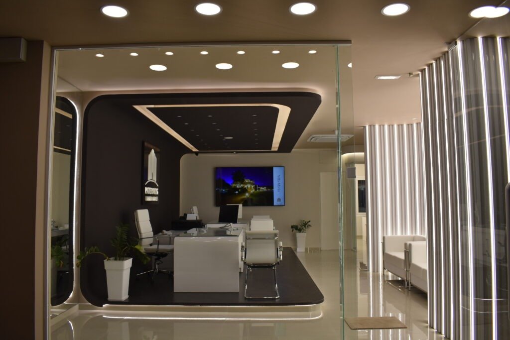 Paterakis Luxury Homes office front Kolymvari - luxury real estate and construction office